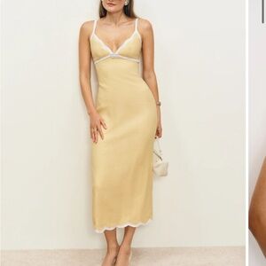 Reformation Sara Linen Dress